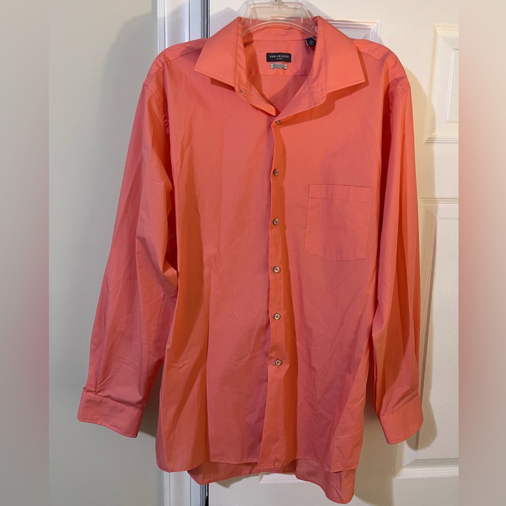 VAN HEUSEN - Coral dress shirt